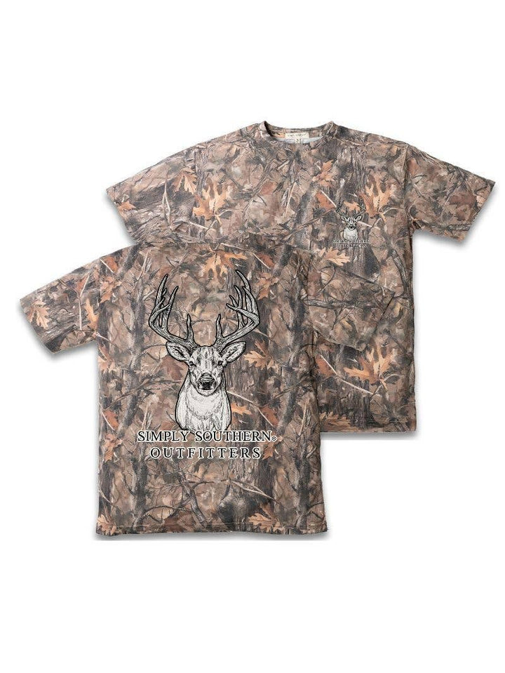 Simply Southern Camo Buck T-shirt