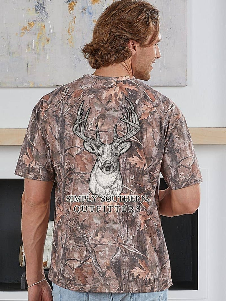Simply Southern Camo Buck T-shirt
