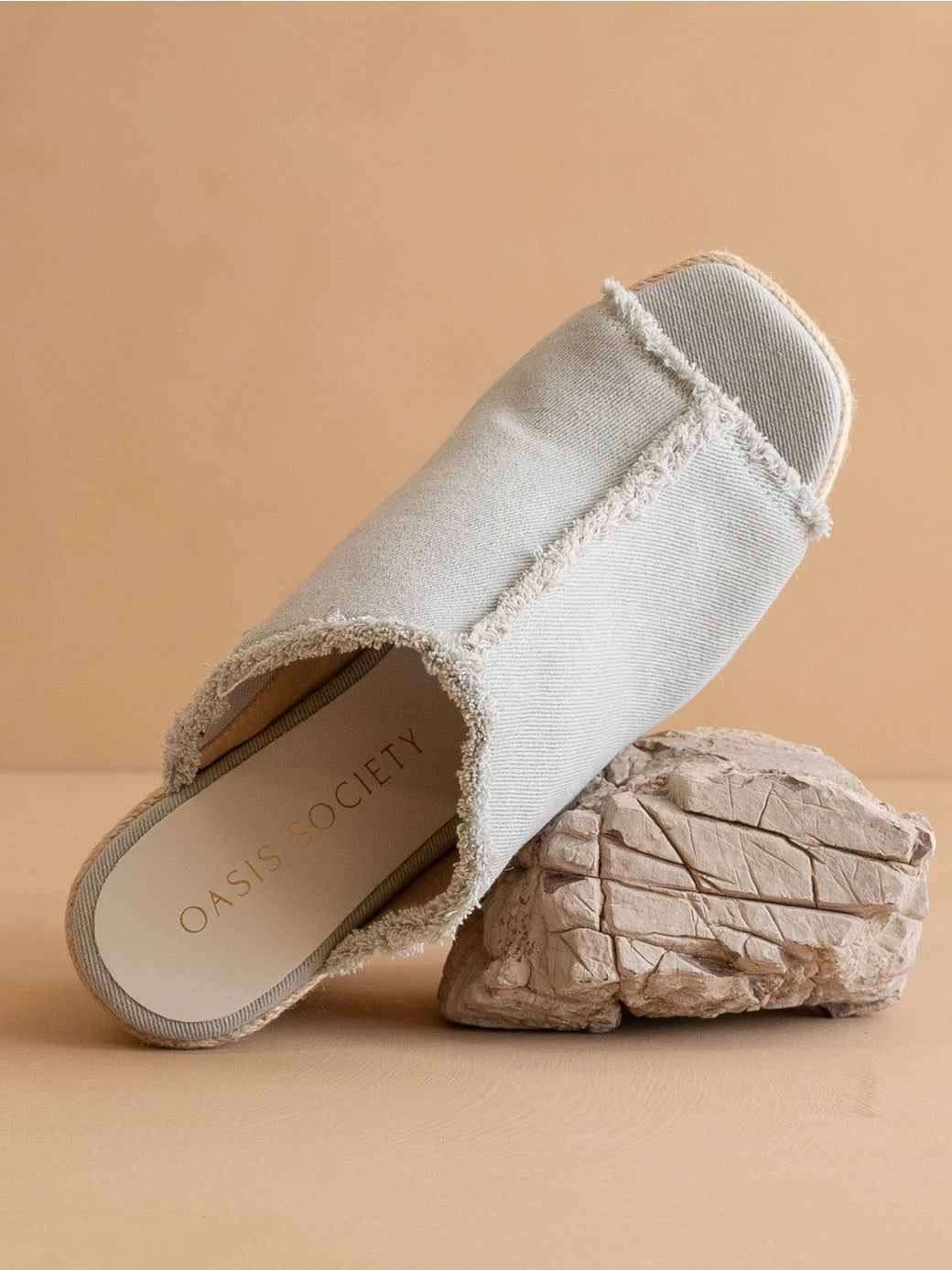 Verona Denim Wedge Sandal | Oasis Society
