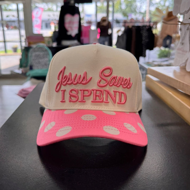 Jesus Saves I Spend Hat