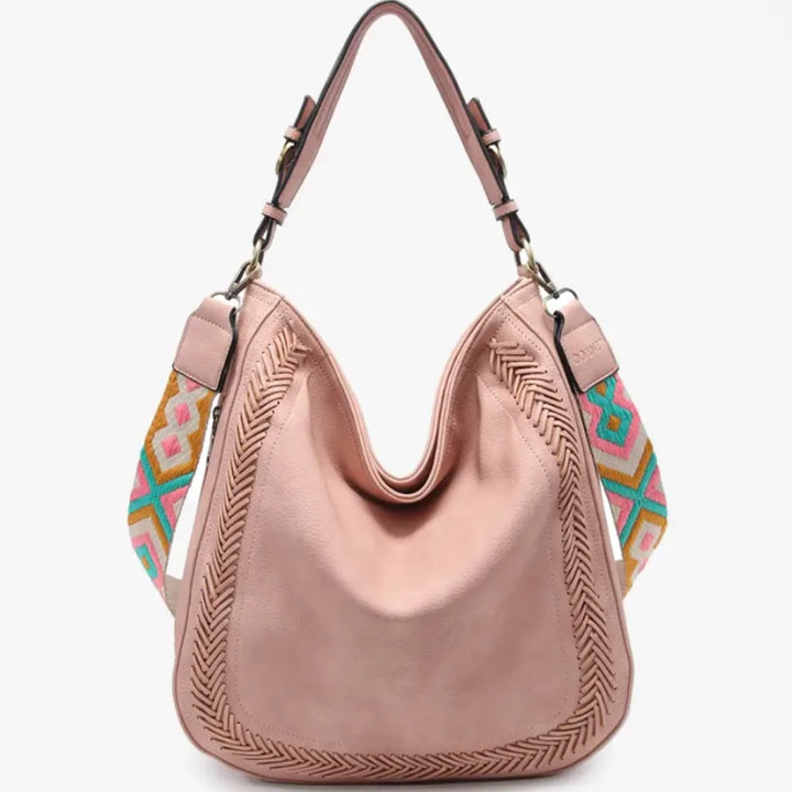 Jen &amp; Co: Aris Whipstitch Hobo/Crossbody