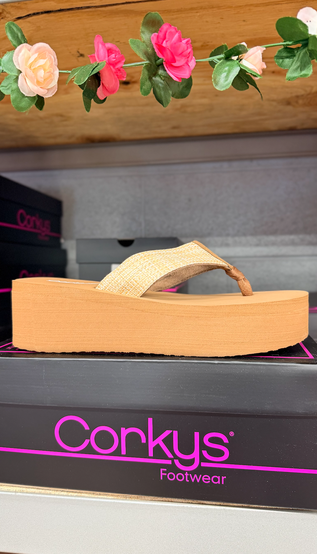 Corky- Raffia Flip Flops