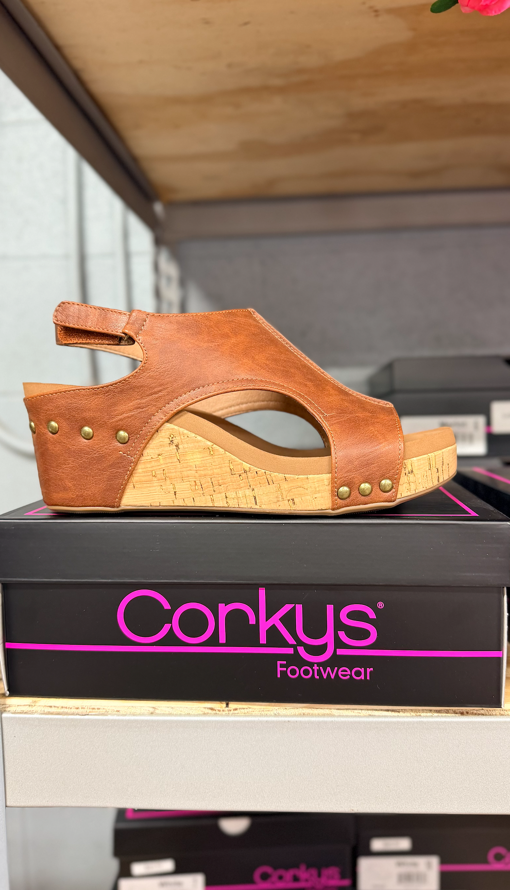 Corkys Brown Wedge Hill