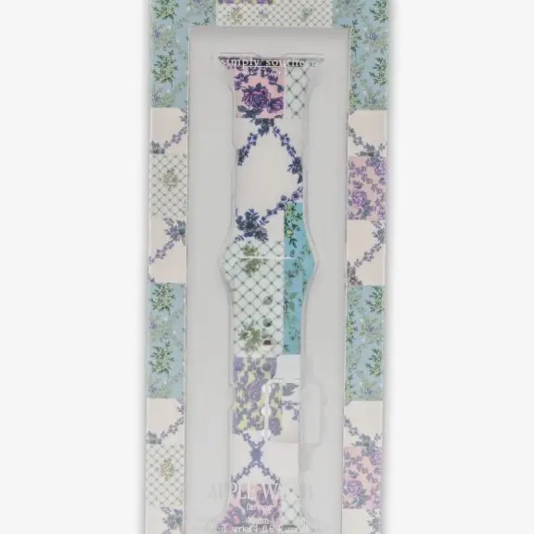 Floral Patchwork Watch Band