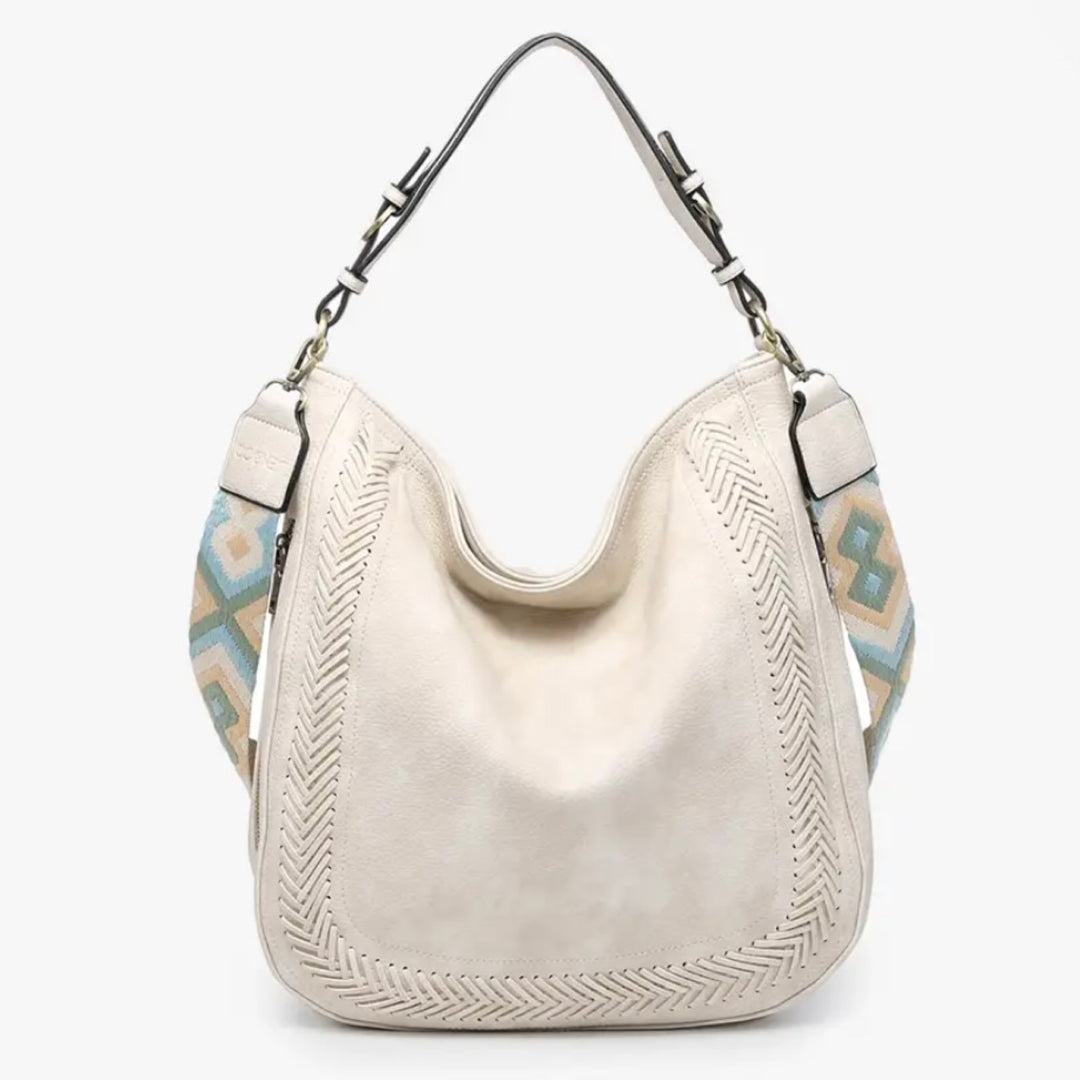 Jen &amp; Co: Aris Whipstitch Hobo/Crossbody