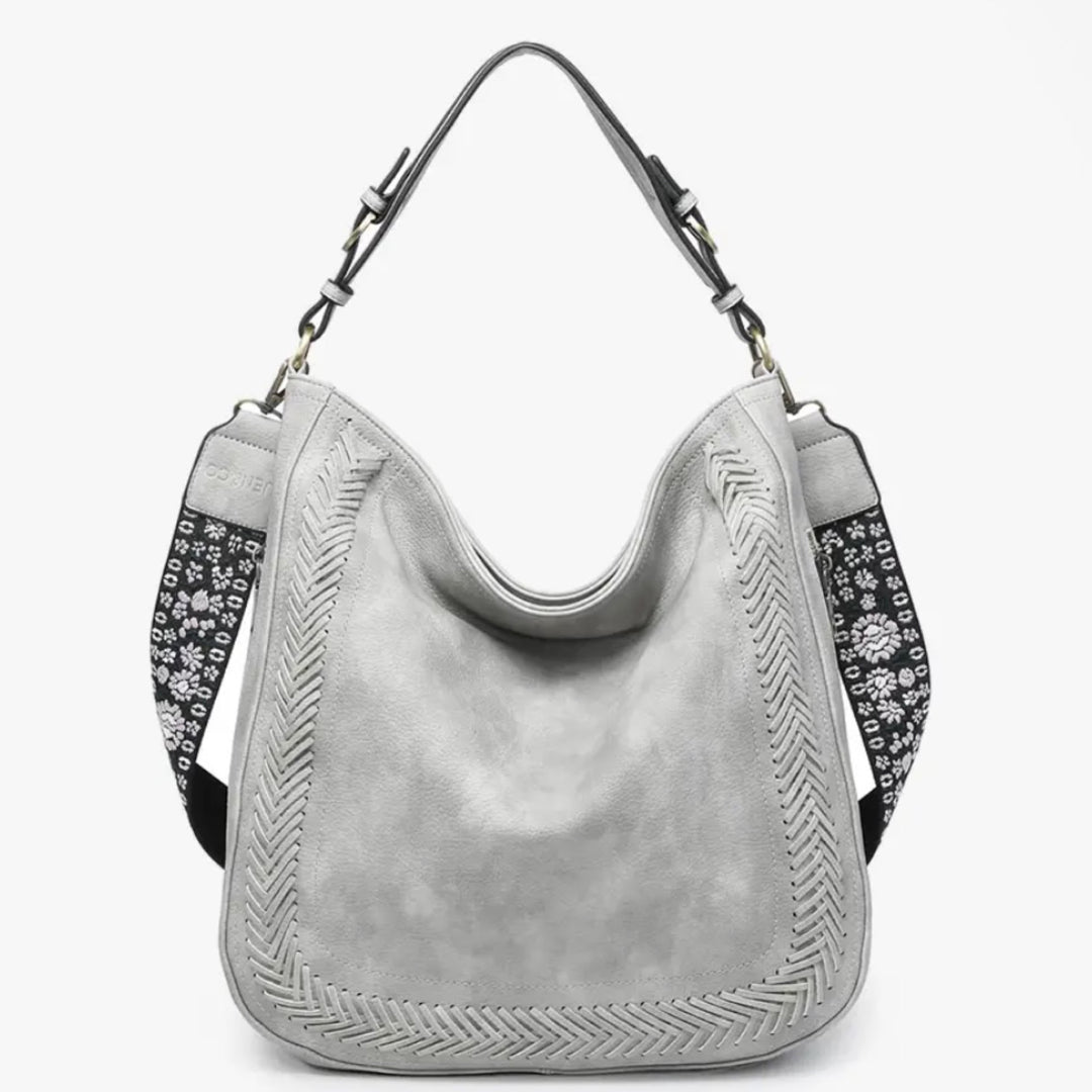 Jen &amp; Co: Aris Whipstitch Hobo/Crossbody