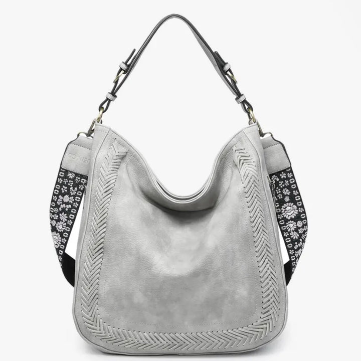 Jen &amp; Co: Aris Whipstitch Hobo/Crossbody